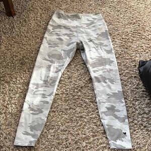 Beyond Yoga White Camo Leggings